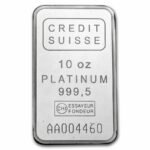 10 oz Platinum Bar -(.999+ Fine) best