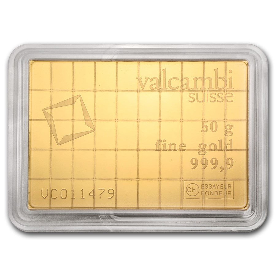 50 x 1 gram Gold Valcambi CombiBar™ Best