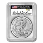 2025 American Silver Eagle MS-70 PCGS (FDI, Damstra)