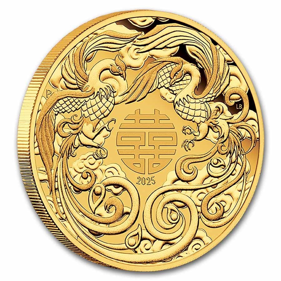 2025 AUS 1 oz Gold Chinese Myths & Legends