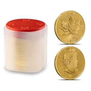 1 oz Canadian Gold Maple Leaf Tube (.9999 Pure10 Coins) best