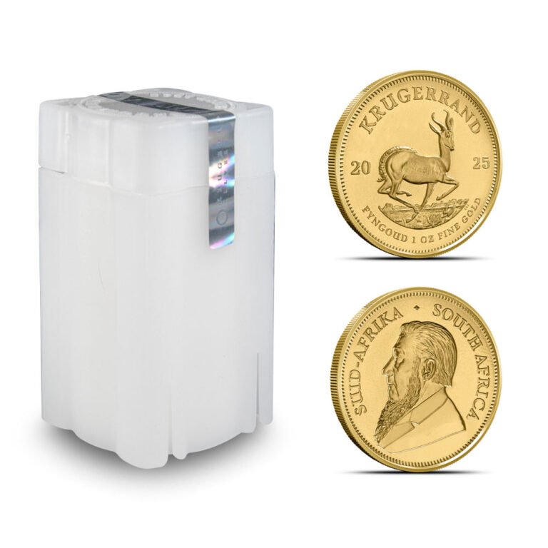 2025 1 oz South African Gold Krugerrand Tube (10 Coins)