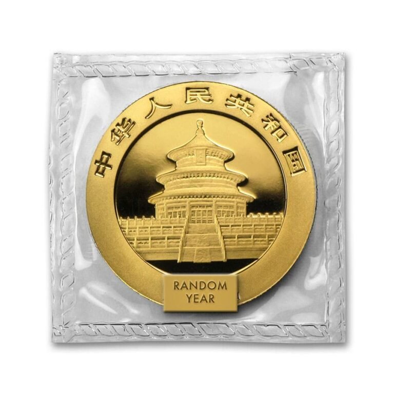 China 1 oz Gold Panda BU (Random Year)