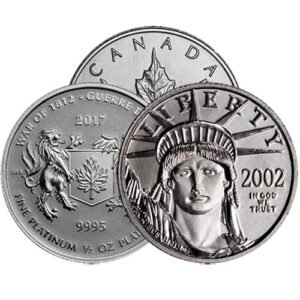 1/2 oz Platinum Coin (VC, Any Mint)