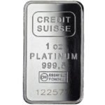 1 oz Credit Suisse Platinum Bar