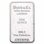 1 oz Palladium Bar