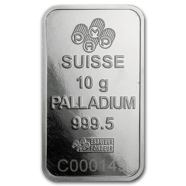 10 Gram Palladium Bar 