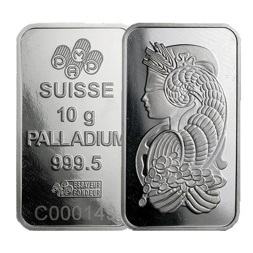 10 Gram Palladium Bar