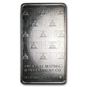 100 oz Silver Bar - Tri-State Mint