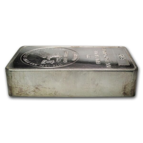 100 oz Silver Bar - Tri-State Mint