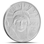 1 oz Burnished American Platinum Eagle