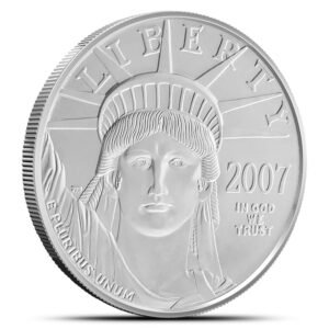 1 oz Burnished American Platinum Eagle