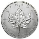Canada 1 oz Palladium Maple Leaf BU