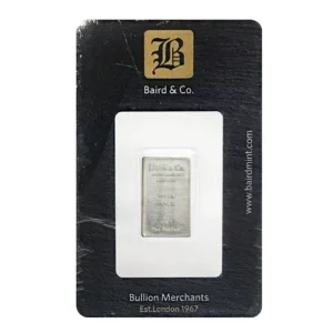 1/10 oz Rhodium Bar