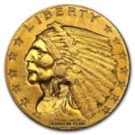 $2.50 Indian Gold Quarter Eagle