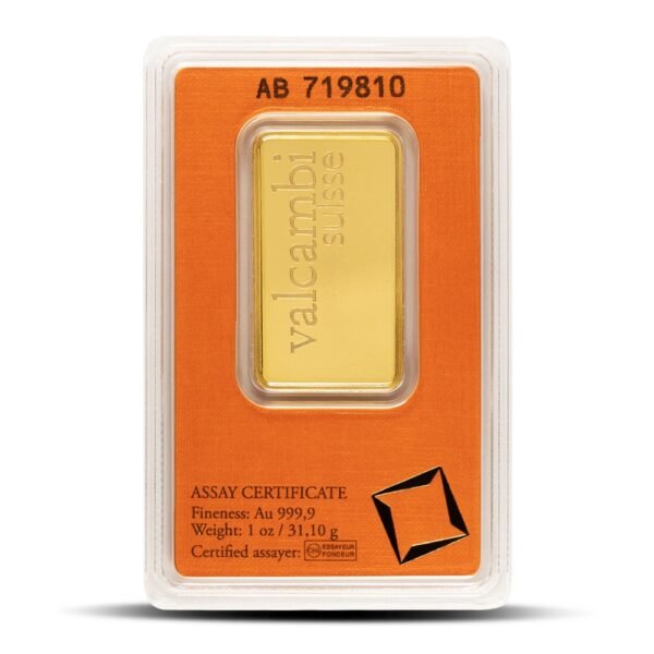 1 oz Valcambi Gold Bar
