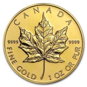 Canada 1 oz Gold Maple Leaf .9999 Fine