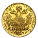 1915 Austria Gold 1 Ducat BU-Prooflike