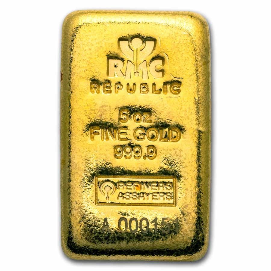 5 oz Gold Bar - Secondary Market