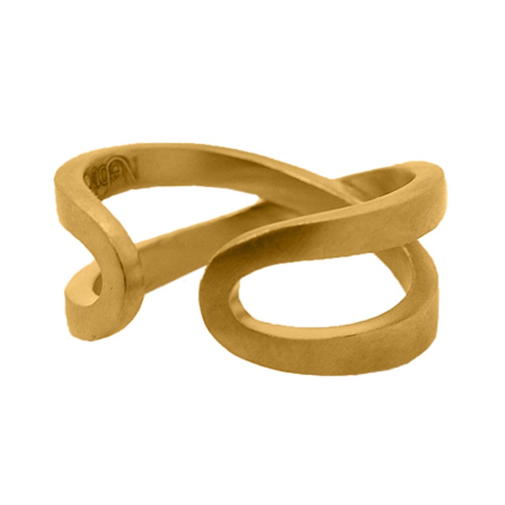 Nebü 8.7g 24K Modern Infinity Ring new