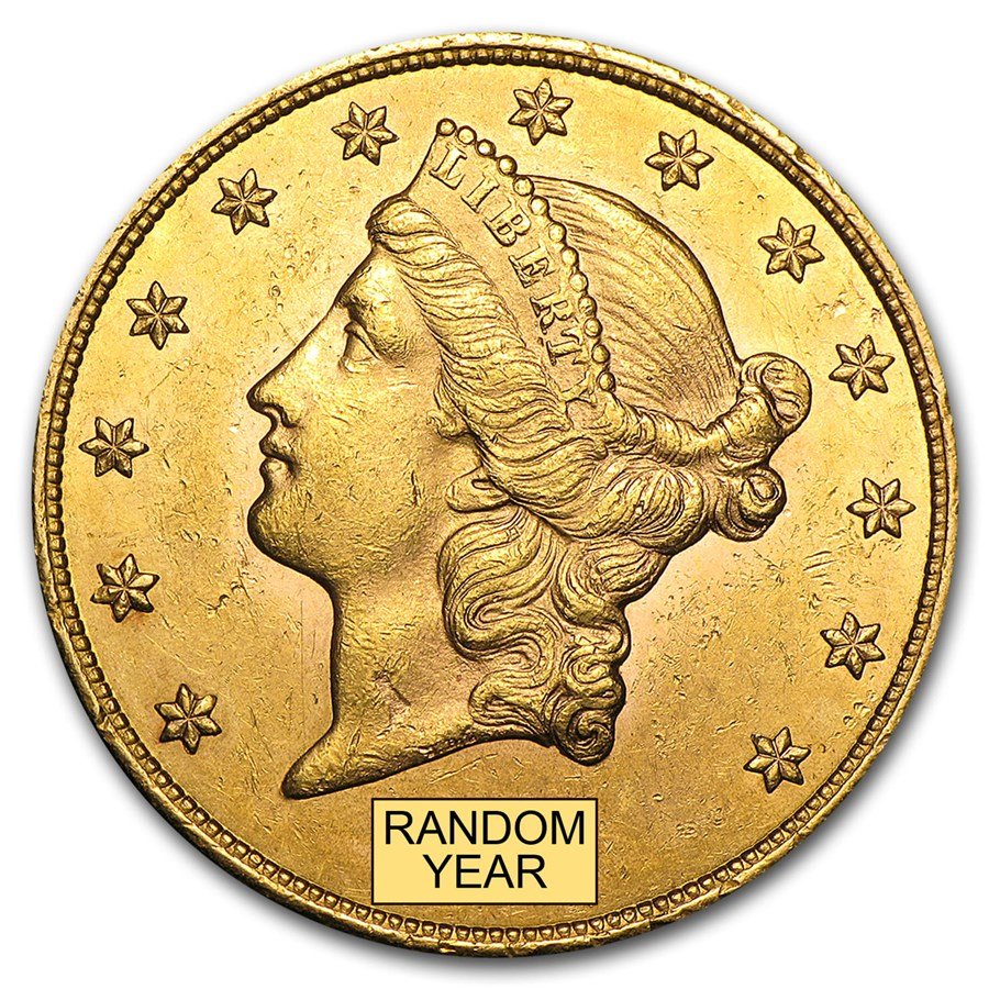 $20 Liberty Gold Double Eagle AU (Random Year)