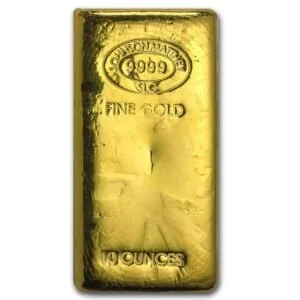 10 oz Gold Bar - Brand Name Best 8 10 oz Gold Bar - Brand Name Best