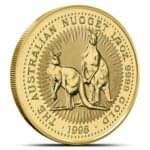 1/2 oz Australian Gold Nugget Kangaroo Coin