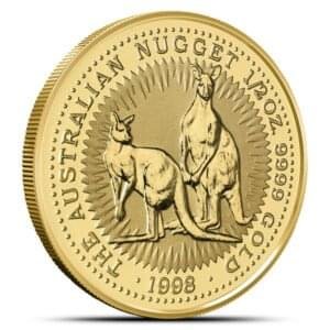 Read more about the article 1/2 oz Australian Gold Nugget Kangaroo Coin