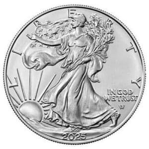 2025 1 oz American Silver Eagle Coin BU