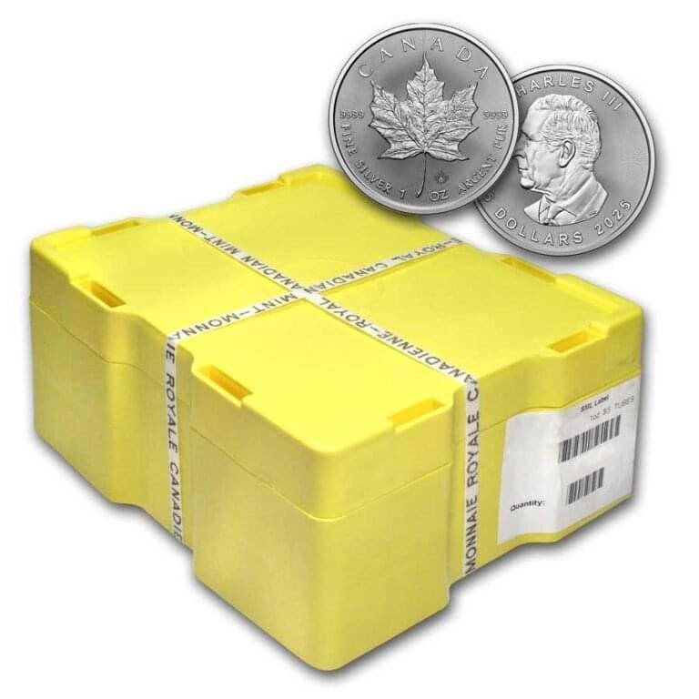 Buy 2025 Silver Maple Leaf Monster Box - 500 Coins (Sealed)