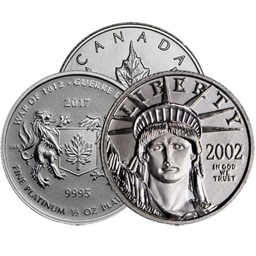 Read more about the article 1/2 oz Platinum Coin (VC, Any Mint)